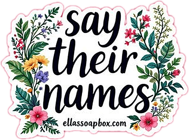 Sticker: Say their names
